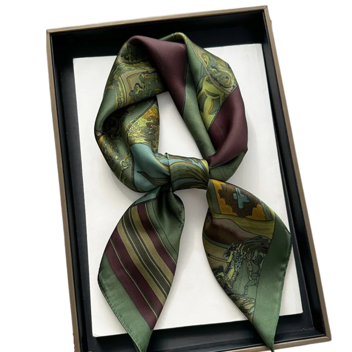 Foulard carré pour Femme - 70×70 cm | Élégance & Chic