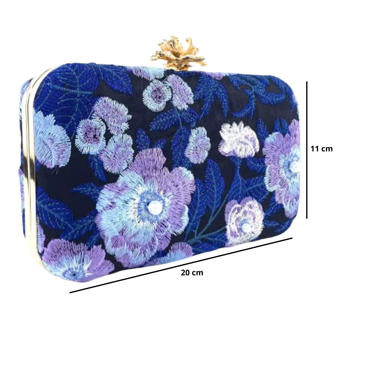 Pochette de soirée brodée | Chic Intemporel & Confort