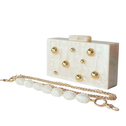 Pochette Soirée Nacrée | Elégante & Légère