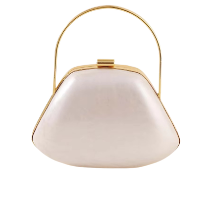 Pochette de soirée nacrée | Élégance intemporelle & chic