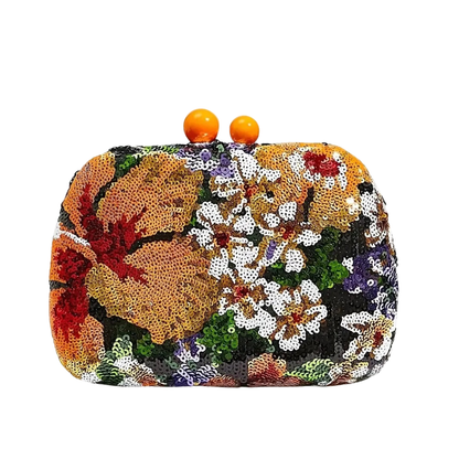 Pochette de soirée à fleurs | Élégance assurée
