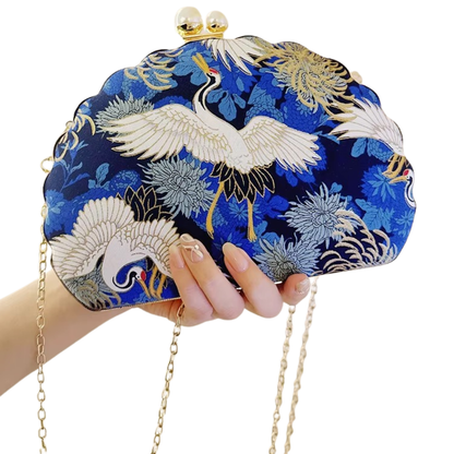 Pochette de soirée brodée | Vintage & Elégance