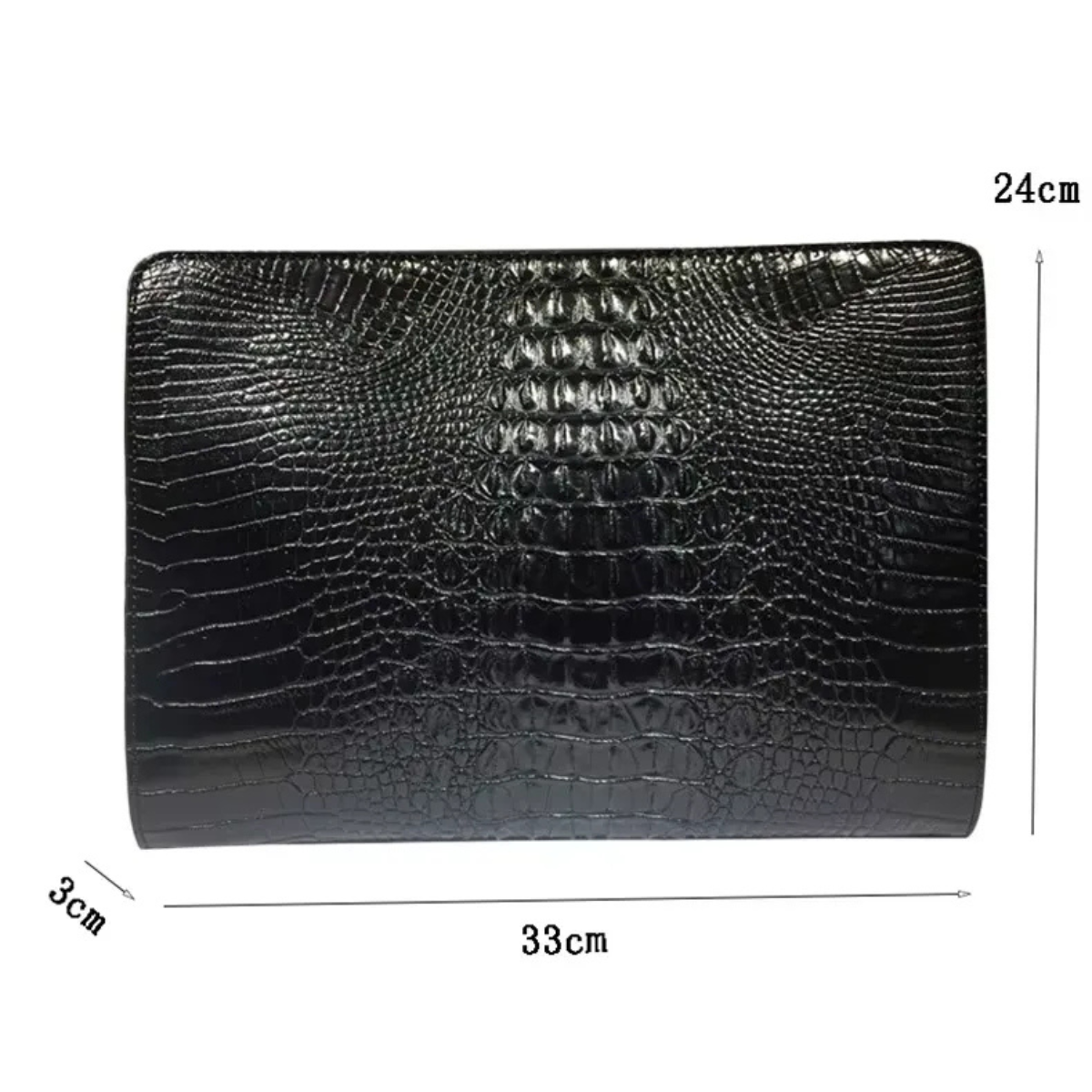 Pochette Effet Croco – Élégance Vegan & Design premium