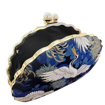 Pochette de soirée brodée | Vintage & Elégance