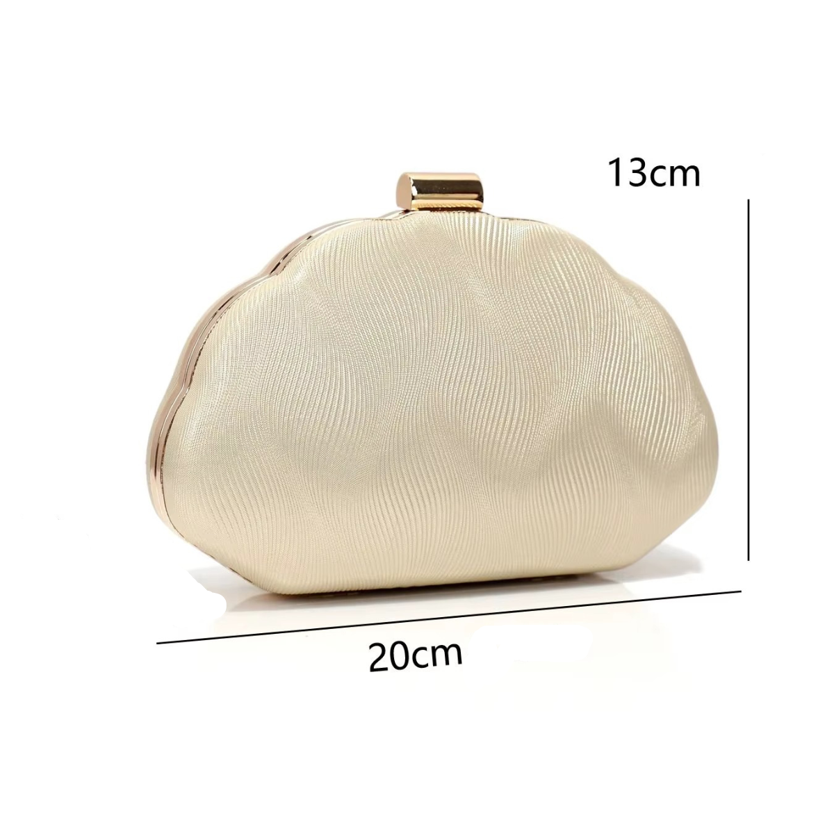 Pochette soirée dorée | Style & Elégance