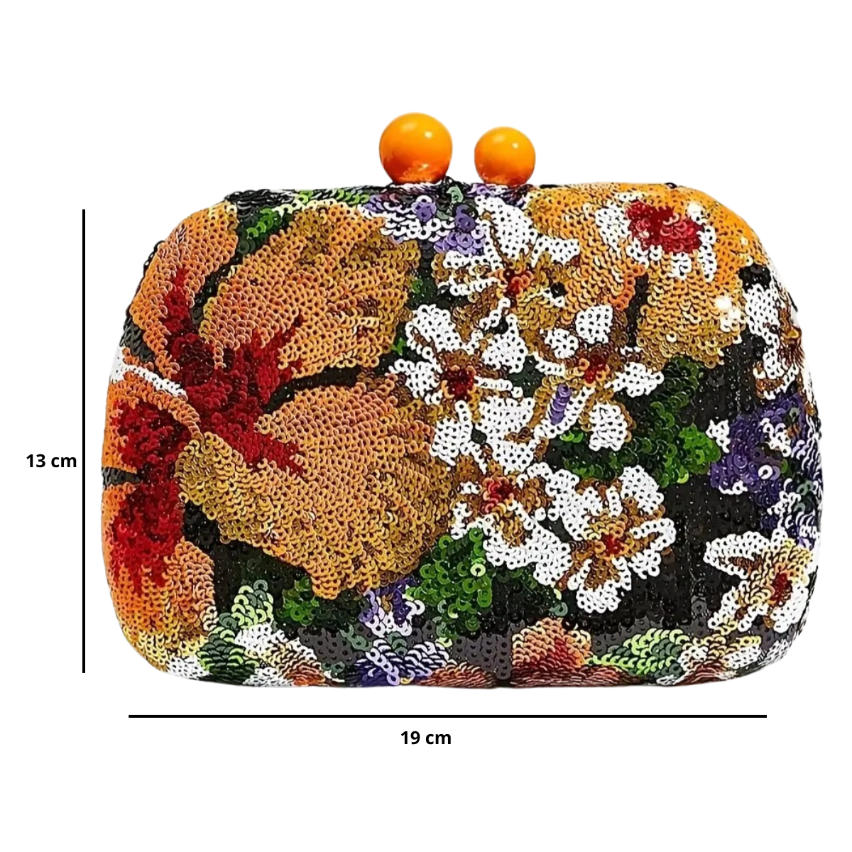 Pochette de soirée à fleurs | Élégance assurée