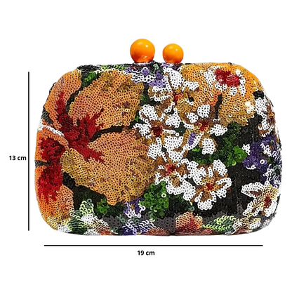 Pochette de soirée à fleurs | Élégance assurée