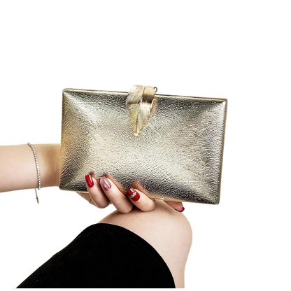 Pochette soirée boucle dorée | Élégance et praticité