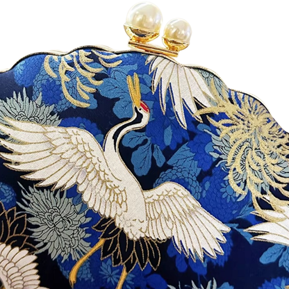 Pochette de soirée brodée | Vintage & Elégance