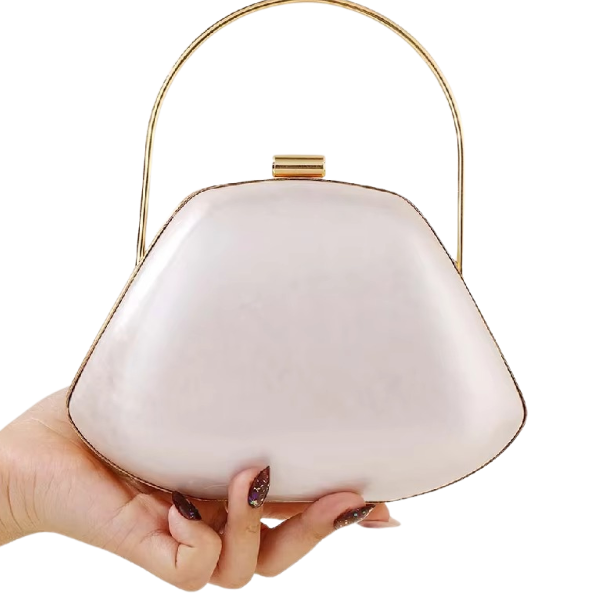 Pochette de soirée nacrée | Élégance intemporelle & chic