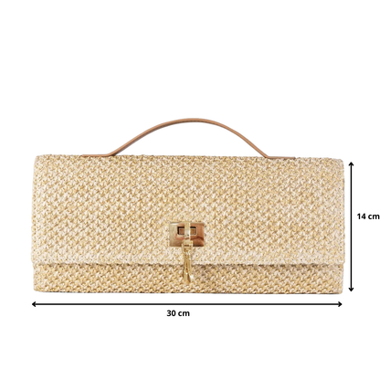 Pochette Chic Tressée | Mode & Confort au Quotidien