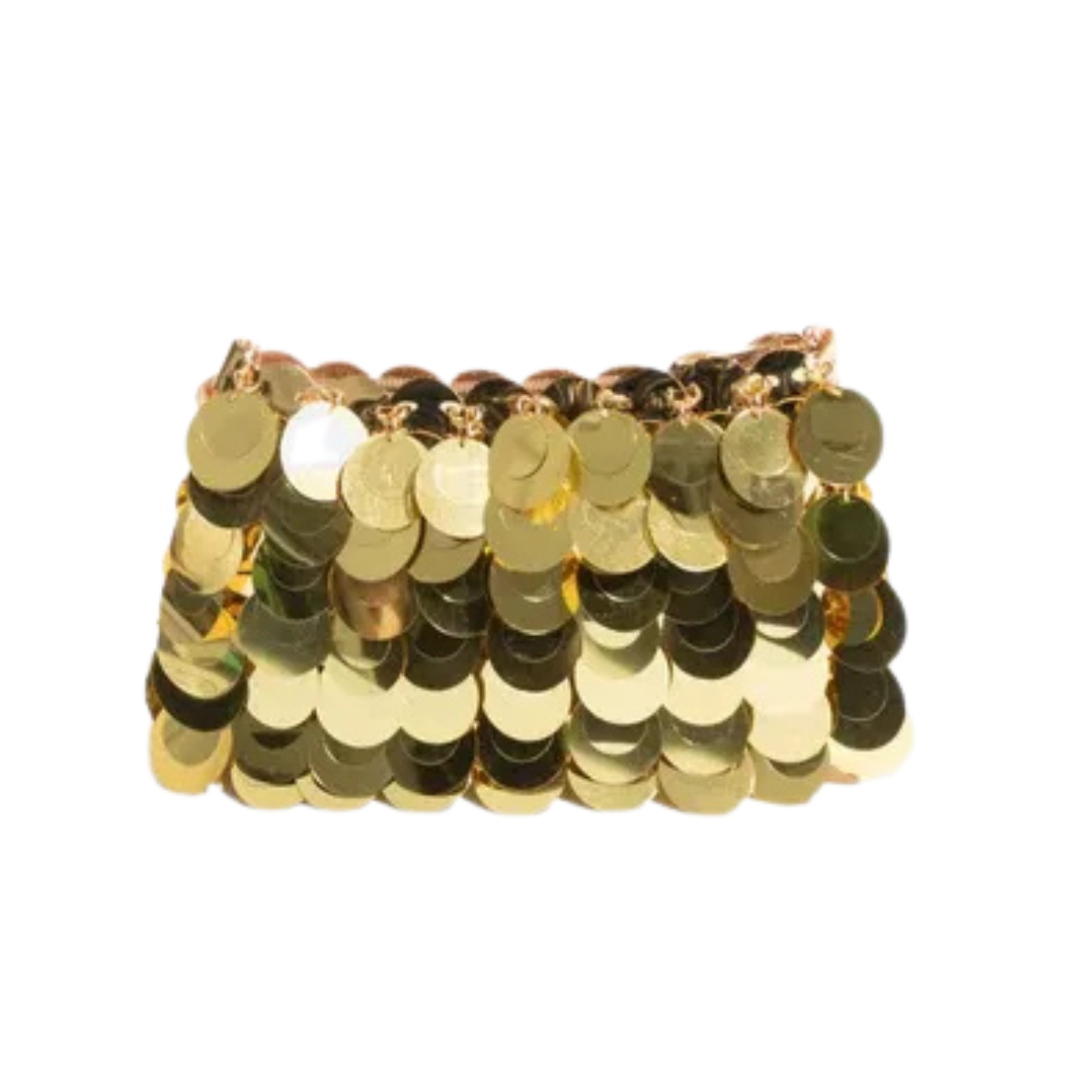 Pochette dorée | Élégance brillante pour soirée & mariage