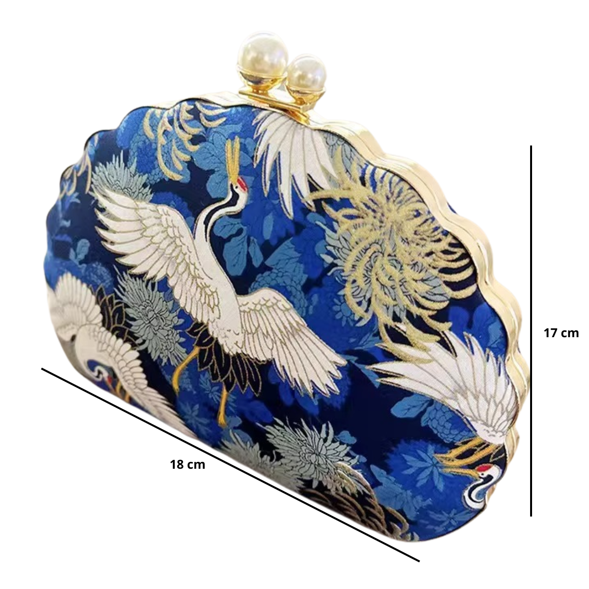 Pochette de soirée brodée | Vintage & Elégance