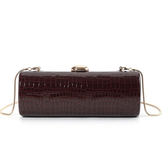 Pochette femme effet croco | Elégance & Style
