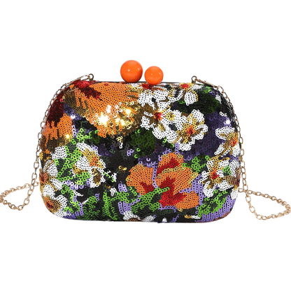 Pochette de soirée à fleurs | Élégance assurée