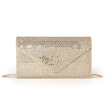 Pochette Mariage Femme | Sac Soirée Élégante Dorée