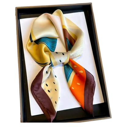 Foulard carré pour Femme - 70×70 cm | Élégance & Chic