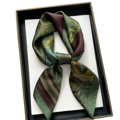 Foulard carré pour Femme - 70×70 cm | Élégance & Chic