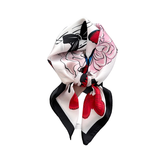 Foulard carré pour Femme - 70×70 cm | Élégance & Chic