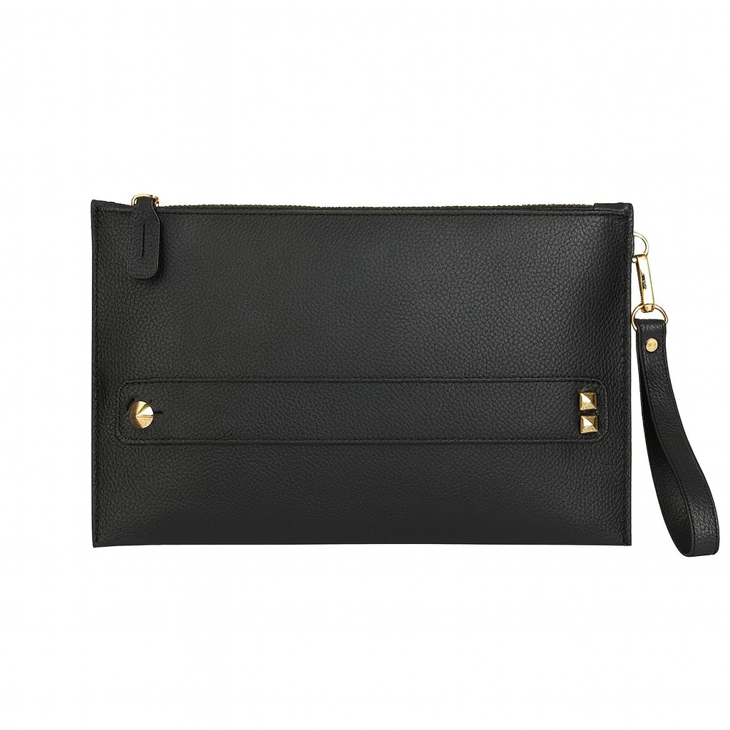 Pochette soirée femme cuir