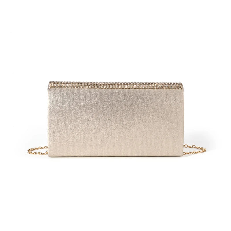 Pochette Mariage Femme | Sac Soirée Élégante Dorée