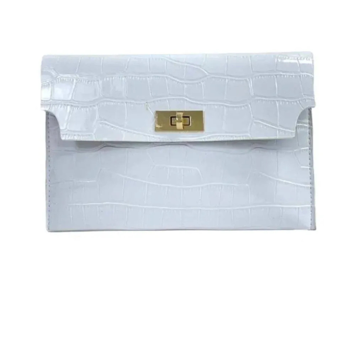 Pochette Effet Croco – Élégance Vegan & Design premium