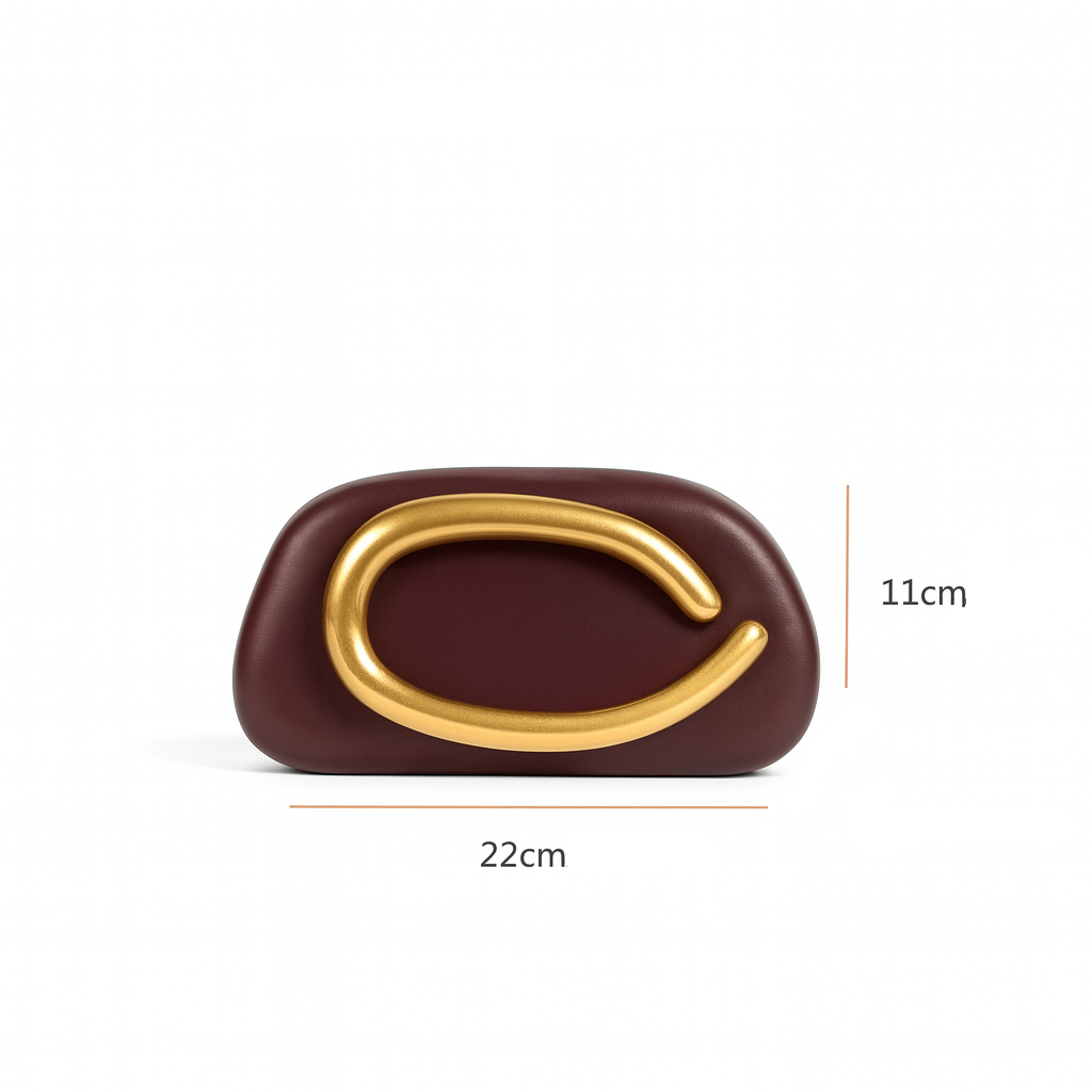 Pochette de soirée | Chaîne amovible | Elégance intemporelle