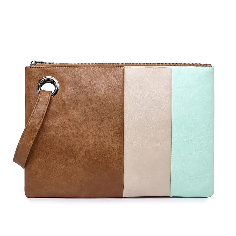 pochette cuir femme